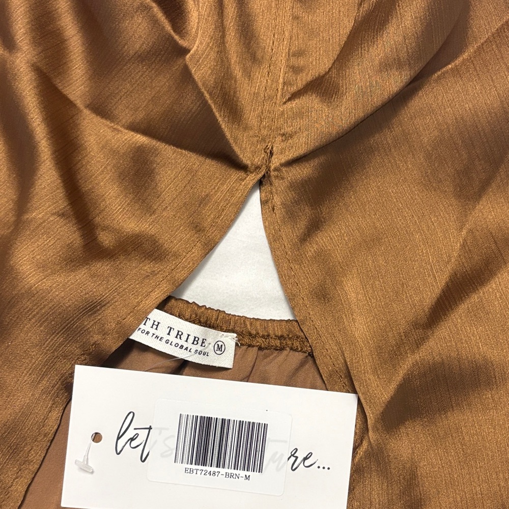 12th Tribe Brown Halter Top - Picture 5 of 5